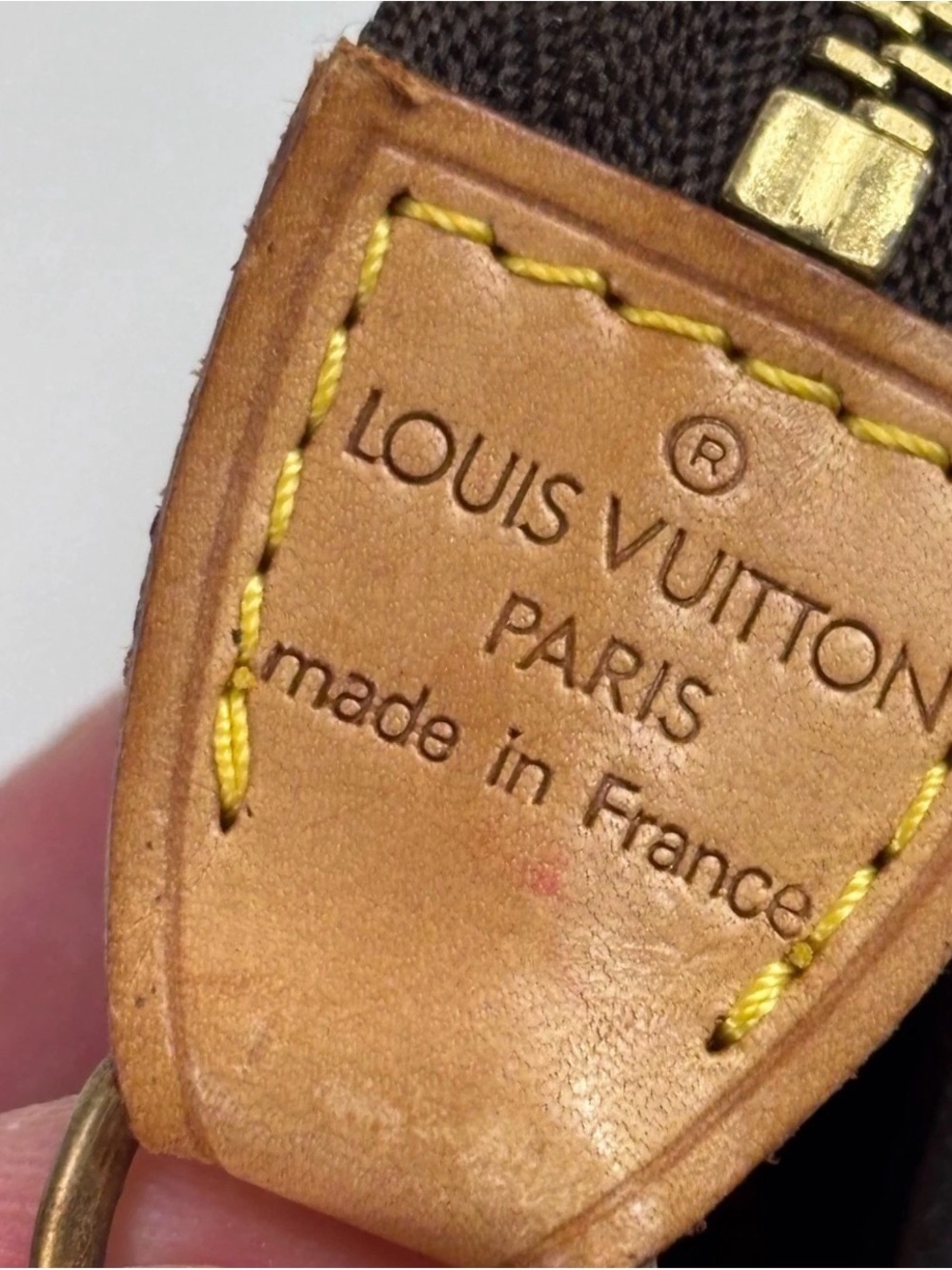 Louis Vuitton Monogram Canvas Chain Wristlet in Brown and Gold-Tone - Picture 10 of 14